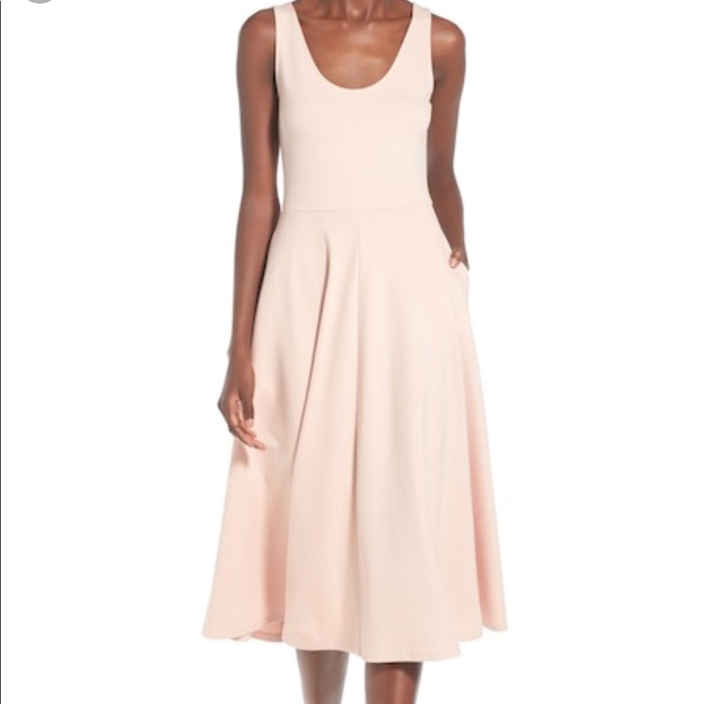 Leith Stretch Knit Midi Dress